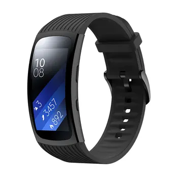 Silikono Dirželis Samsung Pavarų Tinka 2 Pro SM-R365 Sporto Juostų Kolonėlė Smart Žiūrėti Riešo WatchBands Diržas Dirželis Rėmelį