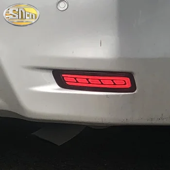 2VNT Toyota Corolla - 2018 3-in-1 Funkcijos 12V LED Bamperis Šviesos Galinis Rūko Žibintas Stabdžių Žibintas Posūkio Signalo Šviesos Atšvaitas