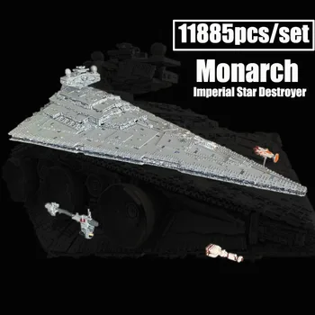 NAUJAS SS Monarch Imperial Star Destroyer SS-23556 Tinka lepinings Statybiniai Blokai, Plytos 75292 Dovana Vaikams Kalėdų Žaislai
