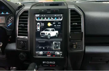 Tesla Stiliaus Automobilio DVD Grotuvas ForFord F150-2016 M. Auto Radijo Multimedijos Grotuvas Diktofono Galvos Vienetas GPS Navigacijos Player