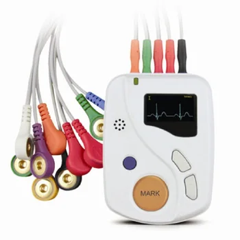 Na ir Saugiai Supakuota TLC6000 Dinaminis 12 Sukelti EKG Holter Sistemų,48 Valandų Įrašymo Diktofonu ir Analizės Programinė įranga