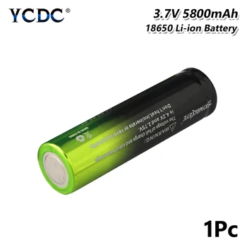 Naujas YCDC 4PCS), 3,7 V 5800mAh 18650 Baterija Li Ličio Jonų Akumuliatorius Su USB Dual Įkroviklio Led Šviesos, Kamera, Žibintuvėlis