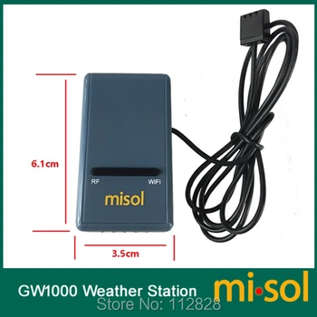 Misol SmartHub WiFi Sąsajos su temperatūros, drėgnumo ir Slėgio GW1000