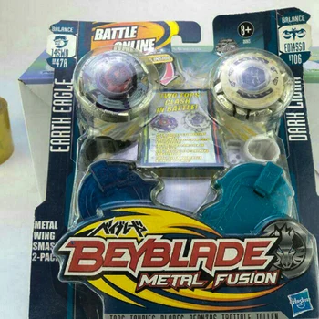 Originalus Metalo Kovoti Beyblade Sprogo Mūšis Internetinė Žaislų Kolekcijos Sintezės Sprogimo Kieto Geležies Showdown Žemės Erelis Tamsiai vilkas