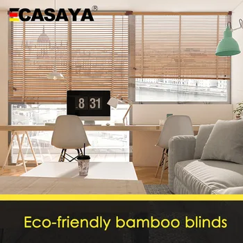 50mm Bambuko Žaliuzės Kopėčių tipo žaliuzės eco-frienly Natūrali Medžiaga langą Bambuko žaliuzės namų kambarį Arbatos namai