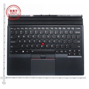 NAUJA Thinkpad X1 Tablet Plonas Klaviatūros 01AW600 01AW650 TP00082K1 US klaviatūra su Apšvietimu