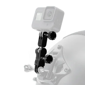 CNC Trikojo stovo 360° Rankos Magic Ranka Extension Adapter Swivel Bendras Šalmas už Gopro Hero 8 7 6 5 DJI Fotoaparato Priedai