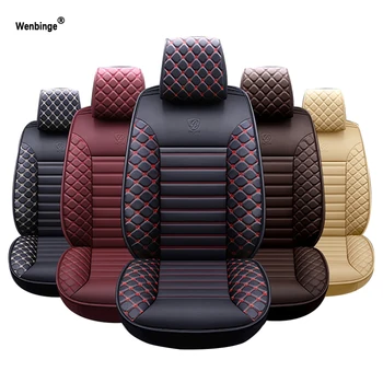 Aukštos kokybės Oda automobilių sėdynės padengti seat ibiza leon 2 fr altea ateca priedai apima transporto priemonės sėdynės, automobilio stiliaus
