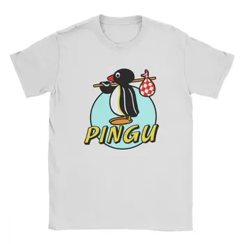 Naujausias Dizaino Marškinėlius Pingvinas RIEŠUTŲ Pingu T Shirts Serija Animacinių filmų Meme Juokingas 100 Priemoka Medvilnės Palaidinukė Didmeninės