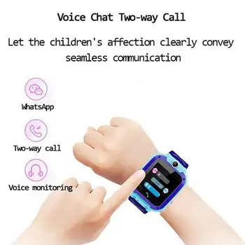 1.44 colių Jutiklinis Ekranas Vaikai Protingas Žiūrėti Vandeniui LBS Padėties nustatymo Tracker Vaikų Smart Kalbėti Žiūrėti Setracker2