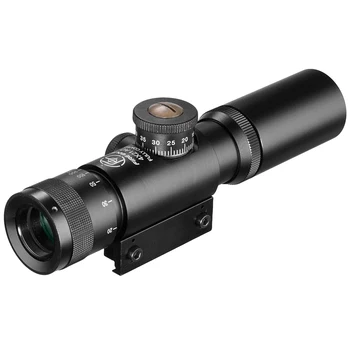 GAISRO VILKAS 4x21 Kompaktiškas Medžioklės Oro Šautuvas taikymo Sritis Taktinis Optinį Taikiklį Stiklo Išgraviruotas Tinklelis Riflescopes Su Flip atidaryti Objektyvo Dangteliai