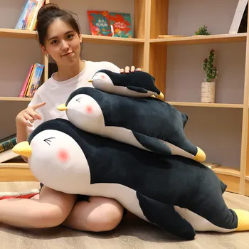 1pc 30-100cm Super Minkšta Gulėti Pingvinas Pliušiniai Žaislai Įdaryti Mielas Gyvūnų Žaislas Vaikams, Gražių Animacinių filmų Pilllows Dovana Mergaitėms Vaikas
