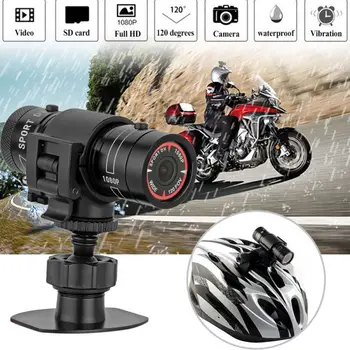 Mini F9 Kamera HD 1080P Dviračiu, Motociklu Sporto Veiksmo Kameros Video DVR Kamera Automobilio skaitmeninio Vaizdo įrašymo auto transporto priemonės