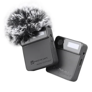 Relacart Mi1 Mipassport Nešiojamų Lavalier Mic 2.4 G Bevielio Mikrofono Sistema Podcast Interviu Vlogging fotoaparatas