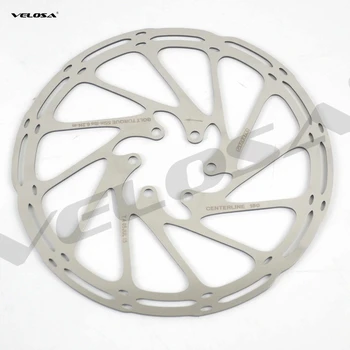 Aukštos kokybės MTB/road diskiniai stabdžiai/cyclocross dviračių stabdžių diskas,44mm 6-bolt,centrinės 140mm 160mm 180mm stabdžių rotorius,su varžtais