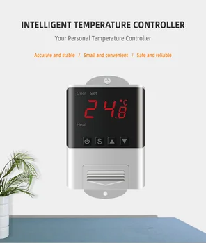AC110V/220V DTC1200 valdytojas temperatūra geros kokybės, temperatūros matuoklis temperatūros matavimo diapazonas --nuo 40,0℃-+99 ℃