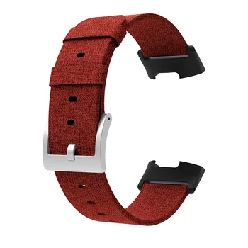 Mados Diržu, Fitbit Mokestis 4 Smart Apyrankę Žiūrėti Juosta Drobės Nailono Pakeitimo Vyrai Moterys Smartwatch Įkrovimo 4 Watchband