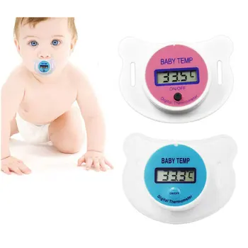 Aukštos Kokybės Nešiojamas Kūdikis Spenelio Burnos Termometras Skaitmeninis LCD Ekranas Temp Namuose Temperatūros Matavimo Įrankių Asortimentas