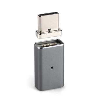 Magnetinio Adapteris Micro USB Female į C Tipo Vyrų Įkroviklis, Skirtas SAMSUNG S10+ S9 S8 8 Pastaba Xiaomi Mi9 Mi8 Už 