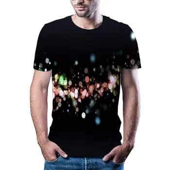 2020 Karšto Pardavimo 3D T-shirt Vasaros Nauji vyriški ir moteriški Megztiniai 3D Laiškas Spausdinti Trumpas Rankovės Viršuje Juokinga Megztinis