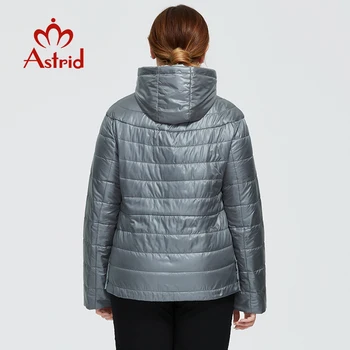 Astrid 2020 Naujas Rudens-Žiemos moteriškų paltų moterų Vėjo šiltas parko mados plona Striukė kapišonas didelių dydžių moteriška apranga 9439