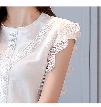 Blusas mujer de moda 2020 moterims palaidinės be rankovių balta palaidinė šifono palaidinė camisas mujer moterų viršūnes ir palaidinės 4201 50