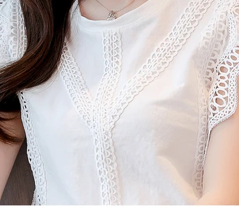 Blusas mujer de moda 2020 moterims palaidinės be rankovių balta palaidinė šifono palaidinė camisas mujer moterų viršūnes ir palaidinės 4201 50