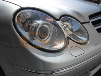 Ultra ryškūs SMD LED Angel Eyes halo žiedai Dienos Šviesą Mercedes Benz CLK KLASĖ C209 W209 A209 CLK500 2007-2010 Xenon žibintų