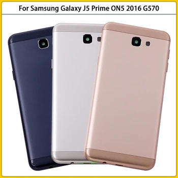 Naujas G570 Galinis Korpusas Case For Samsung Galaxy J5 Premjero ON5 2016 G570 G570K Baterijos Dangtelis Durys Galinio Dangtelio Pakeitimo