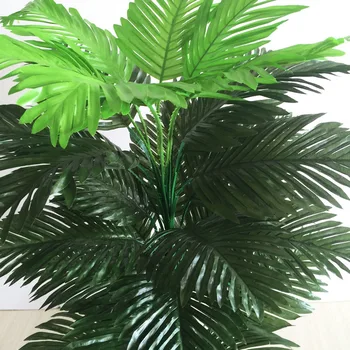 90cm 39 Vadovai Tropinių Augalų Didelių Dirbtinių Palmių Netikrą Monstera Šilko Palmių Lapų False Augalų Lapai Namų, Sodo Dekoro