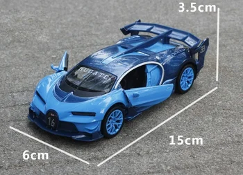 Masto 1/32 Bugatti Sprots Automobilių Išskirtinis Modelis Metalų Lydinio, lieto Transporto priemonės, Žaislai