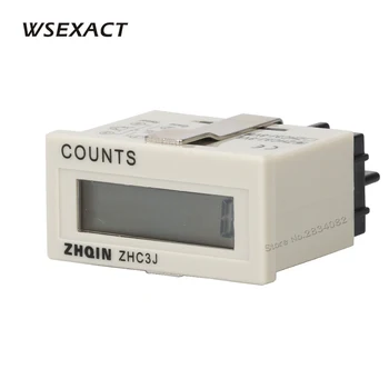 100-220VAC 4-30VDC Jokios įtampos Skaitikliai 8 skaitmenų skaitmeninių skaičius 0-99999999 48*24mm ZHC3J-8