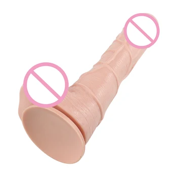 S/L Mėsos Tikroviškas Dildo ne Vibratorius su siurbtukas Silikono Vibratorių Dirbtinės Varpos Suaugusiųjų Sekso Žaislas Moterims Sekso Produktai