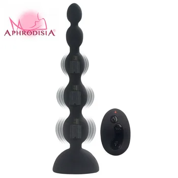 APHRODISIA 3 Greitis 10 Režimą, Belaidžio Nuotolinio Valdymo Vibratorius Analiniai Karoliukai Butt Plug G Spot Vibratorius Prostata Sekso Žaislai Dropshipping.