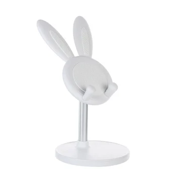 Ausys Cute Bunny Tablet Stand Telefono Turėtojas Mobiliųjų Telefonų Priedai Stalinis Stovas Mobiliųjų Telefonų Dėklai Stovi Reguliuojamas Laikiklis