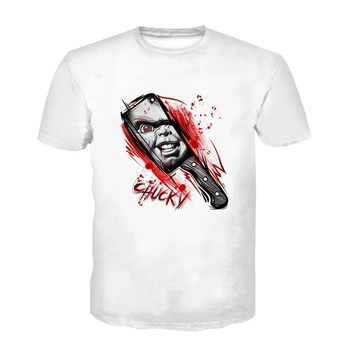 3D Atspausdintas T-Shirt Vyrai Joker Veido Atsitiktinis O-kaklo Vyrų Marškinėlius Klounas Trumpas Rankovės Juokinga T Shirts 