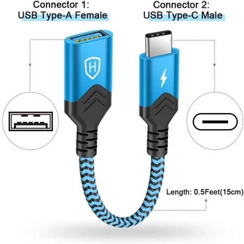 Micro USB C OTG Adapterio Pratęsimo Kabelis USB 3.0 Female Kabelio Adapteris, skirtas 