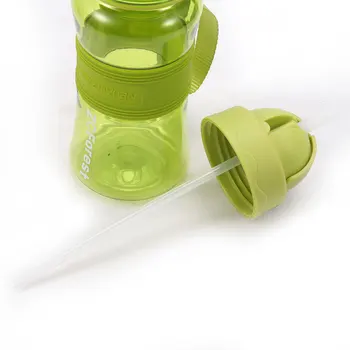 ZCForest Vaikams, 300ml Vandens Butelis Mielas Tritan BPA Free Vandens Butelis Su Šiaudų Plastikinių Gėrimų Butelių Mokyklos Vaikams Baby