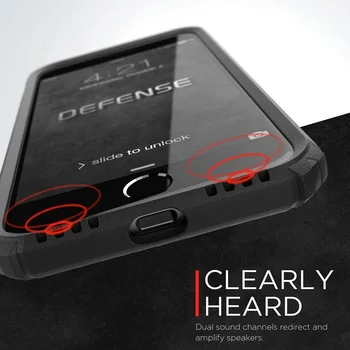 X-Doria Gynybos Pavarų Telefono dėklas Skirtas iPhone 7 8 Plus Multi-Sluoksnis Plonas, Lengvas Karinės Lašas Išbandyti Case Cover For iPhone 7 8