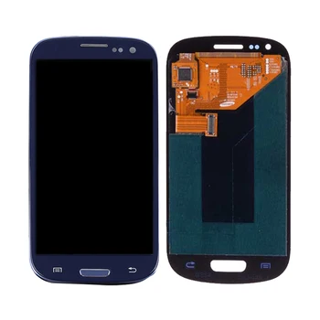 ORIGINALUS SAMSUNG Galaxy S3 Mini LCD Jutiklinis Ekranas skaitmeninis keitiklis Surinkimo Samsung i8190 Ekranas withFrame Pakeitimo GT-I8195