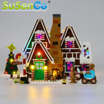 SuSenGo LED Šviesos rinkinys 10267 Kūrėjas Gingerbread House , (Modelis Ne Komplekte)