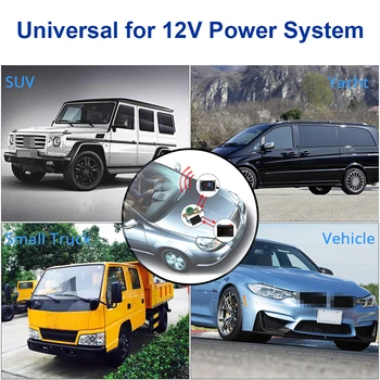 Nuotolinio Valdymo pultas Universalus 12v Automobilio Akumuliatoriaus Jungiklis Išjungti Išjungti Su Voltmeter Power Master 