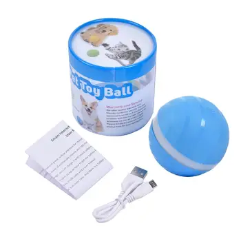 Pet Vaikai Žaislą Magic Roller ball Anti-bitės Auto miego funkcija Vandeniui USB LED Elektros Geležinkelių 