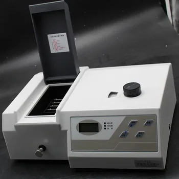 Matoma Spektrometras Bangos ilgis 330-1020nm UV Spektrofotometras Testeris Precision UV-Vis Fotometras su Analizatoriumi Kiuvetės Rinkinys 721