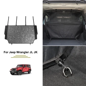 Interjero Bagetai Jeep Wrangler JK JL 2007-2018 Car Boot Pet skiriamasis tinklas Tvora Saugos Barjero Automobilių Magistraliniai Krovinių Saugos Grynasis