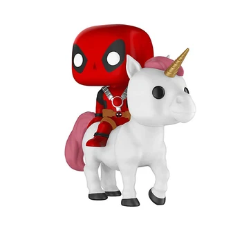 Funko POP Stebuklas Deadpool dėl Vienaragis Deadpool pav žaislai, lėlės Rinkti Žaislus Vaikams Kalėdų Dovanos