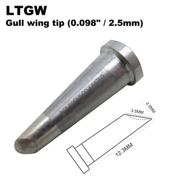 Weller LTGW pakeliamos patarimas stiliaus 2.3 mm Litavimo Patarimas WP80 WSP80 WSFP8 WD1000 WD2000 WSD81 WS81 WSF81D8 WS81D5 Rankena Geležies Tiek