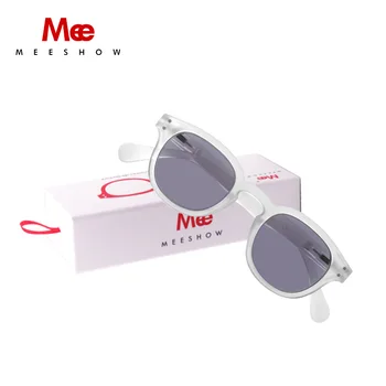 Meeshow Akiniai, Saulės akiniai Skaitymui Vyrų, Moterų, akiniai nuo saulės UV Apsauga skaitytojai X'Mas Dovanų Dėžutėje Lunetėmis De Soleil stilingas stiklo