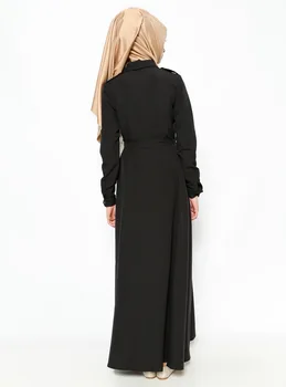 2018 Naują Atvykimo Islamo juoda abayas Musulmonų ilga suknelė Moterims Malaizija abayas Dubajuje turkijos ponios drabužiai aukštos kokybės