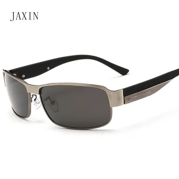 JAXIN Mados stačiakampio formos Akiniai nuo saulės Vyrams asmenybės tendencija poliarizuoti Saulės Akiniai vyrai lauko kelionių UV400 akiniai oculos gafas